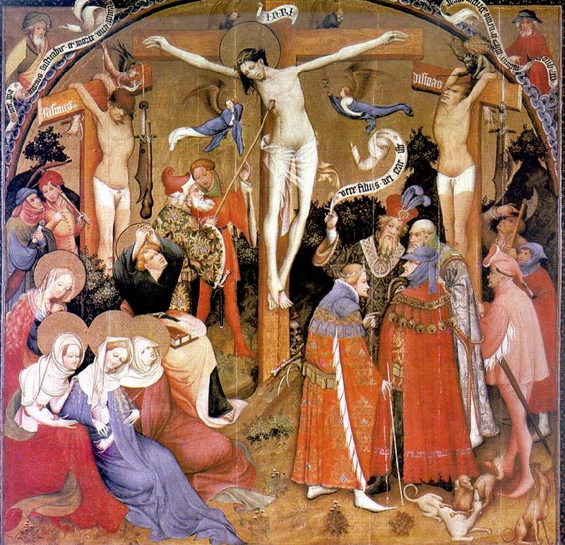 KONRAD von Soest The Crucifixion dg Norge oil painting art